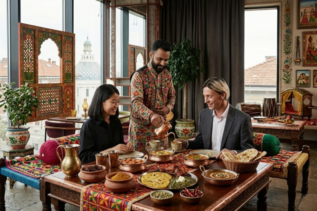 Passionate Chefs at Punjabi Dhaba La Spezia Preparing Halal Food